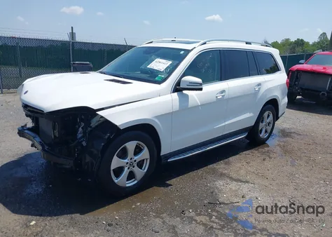 2017 Mercedes-Benz Gls 450 4Matic из США, поврежденный, VIN 4JGDF6EE1HA968827